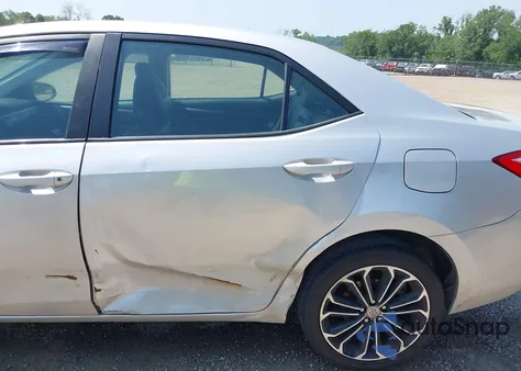 2016 Toyota Corolla S Plus из США, поврежденный, VIN 2T1BURHE8GC579823